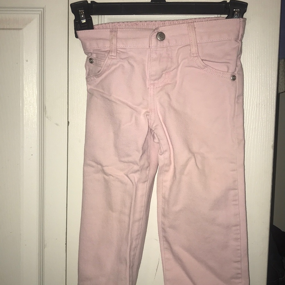 Kids pink denim jeans
